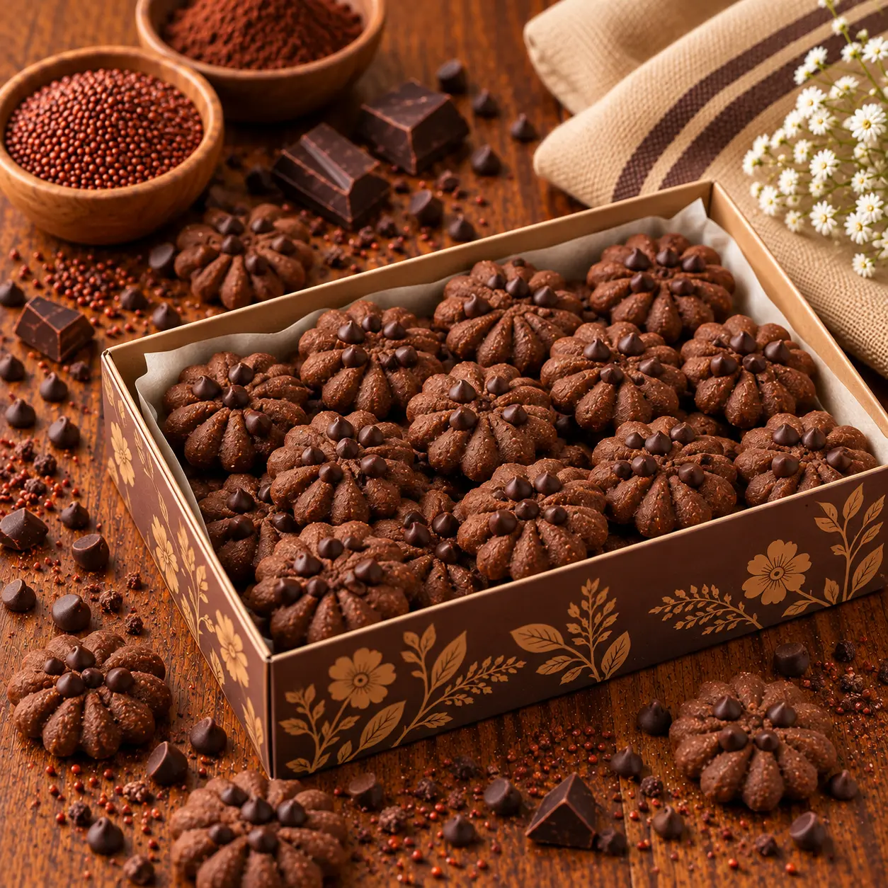 Ragi Choco Chip Cookies